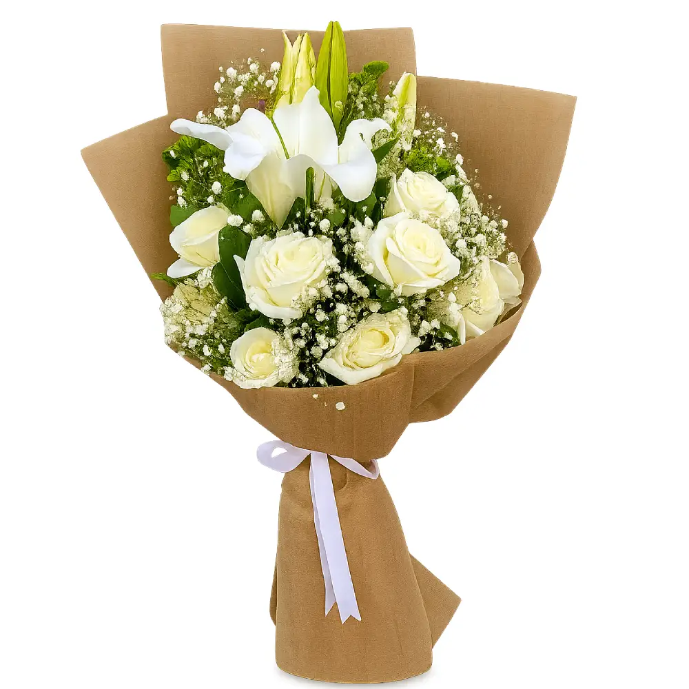 White Roses & Lily | Code 111