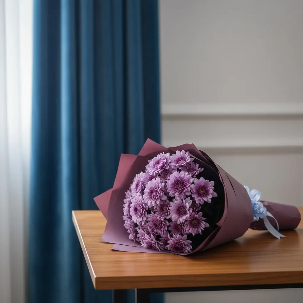 باقة أقحوان بنفسجي | كود 176