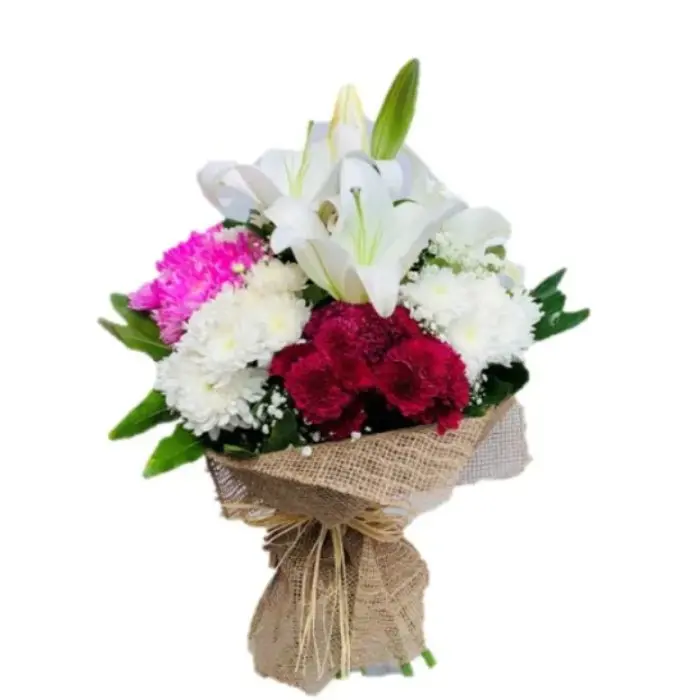 Lily & Chrysanthemum Bouquet | Code 202
