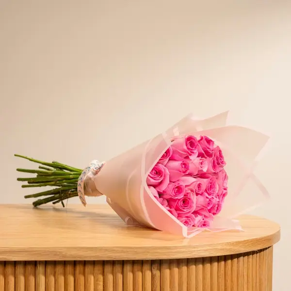 Elegant Pink Roses Bouquet | Code 183
