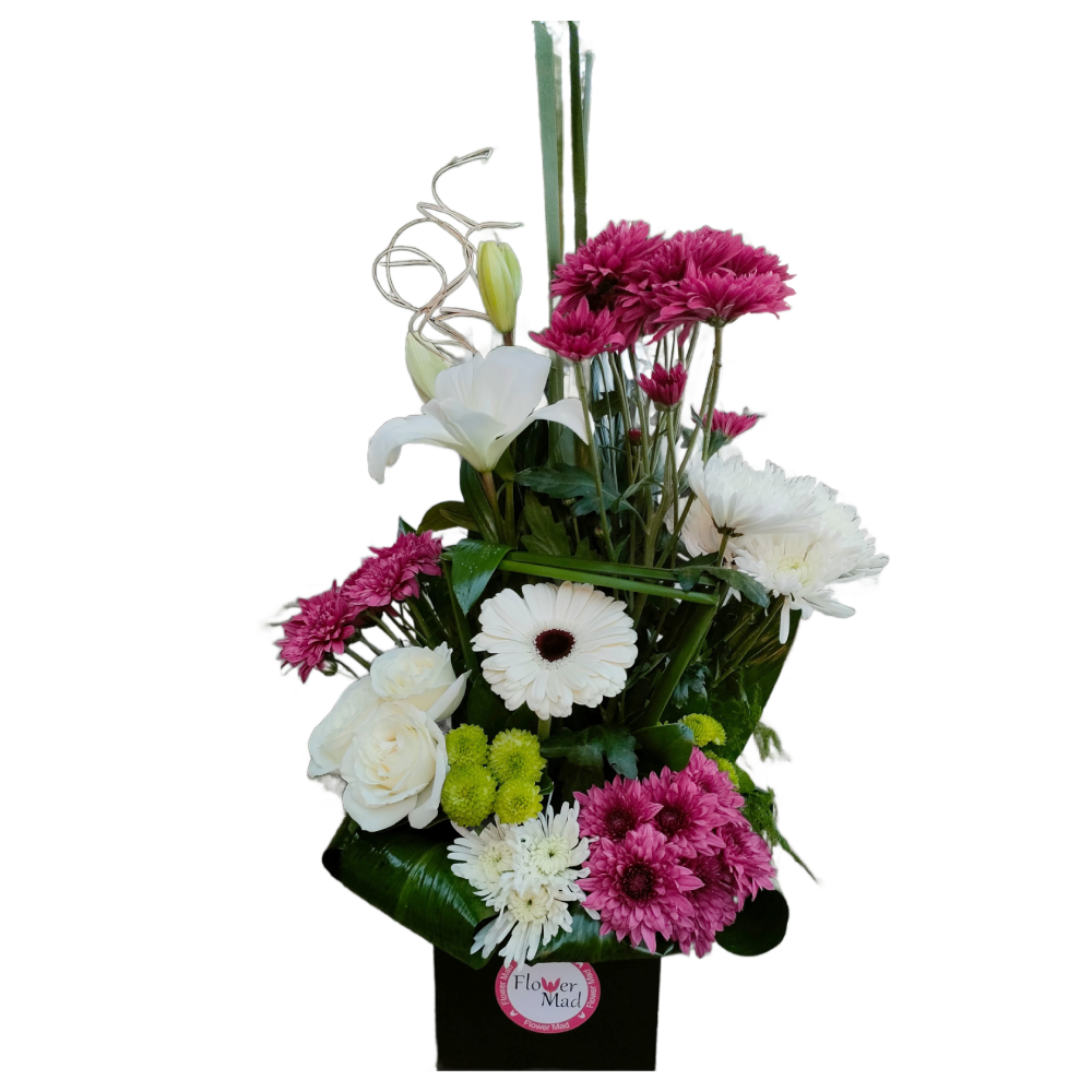 Luxury Flower Collection in wooden box | Code 118