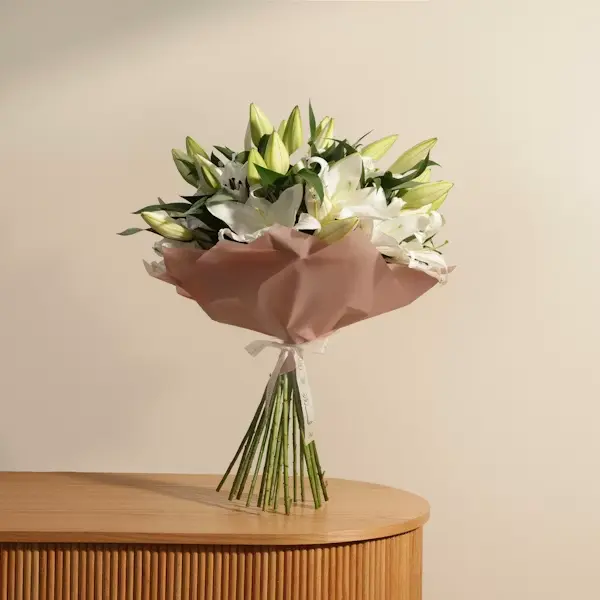White Lily Breeze Bouquet | Code 224