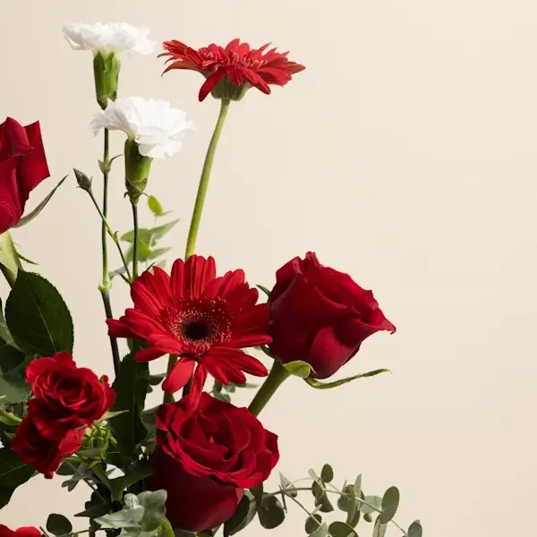 Red Elegance Flower Vase | Code 244