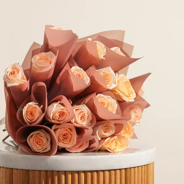 Light Orange Soft Roses Distributions | Code 262