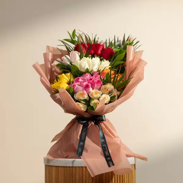 باقة ورود ملونة سحرية | كود 233