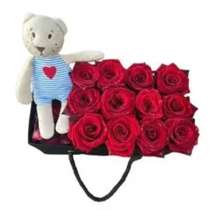 Red Roses & Teddy Bear | Code 113