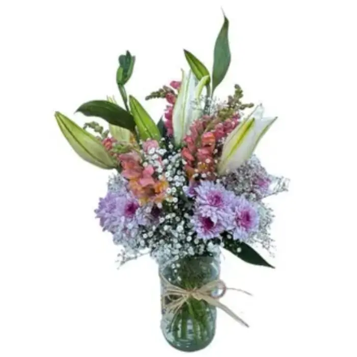 Lilies & Chrysanthemums Vase | Code 138