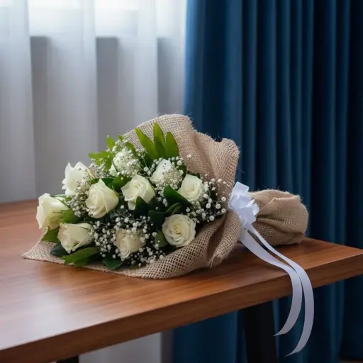 [175] Pure White Bouquet | Code 175