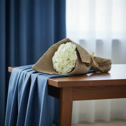 [177] باقة ورود بيضاء| كود 177