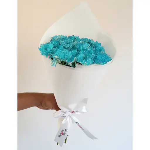 [199] Blue Chrysanthemum Bouquet | Code 199
