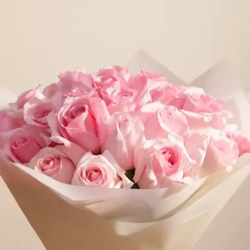 [183] Elegant Pink Roses Bouquet | Code 183