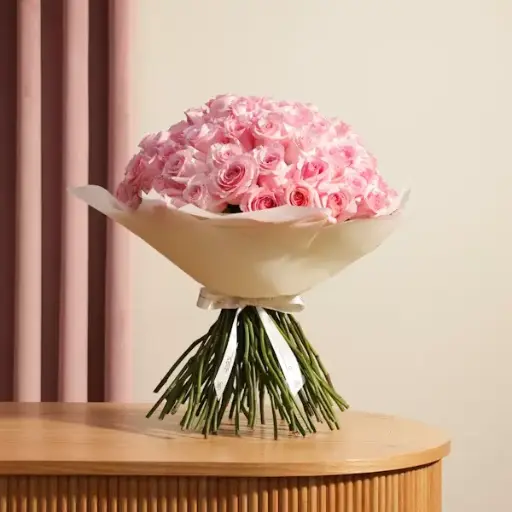 [236] Dreamy Pink Roses Bouquet | Code 236