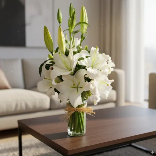 [116] White Lilies (M,L,XL) | Code 116